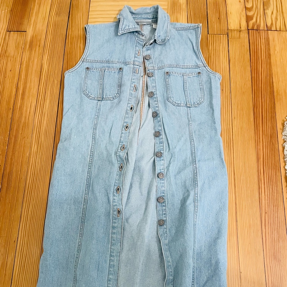 Vintage Bill Blass Denim Dress ~ Size Small, runs Large